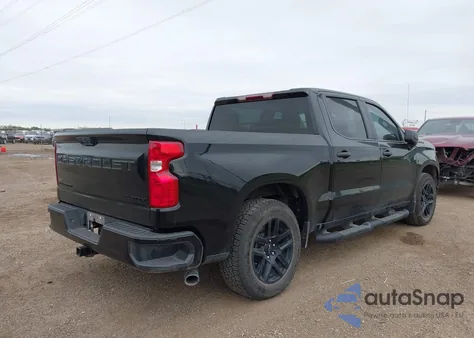 2025 Chevrolet Silverado 1500 2Wd Short Bed Custom из США, поврежденный, VIN 1GCPABEK8SZ206229